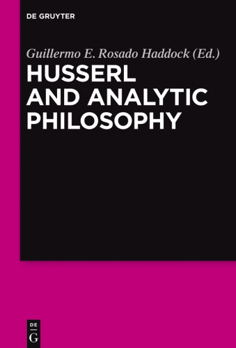 Husserl and Analytic Philosophy