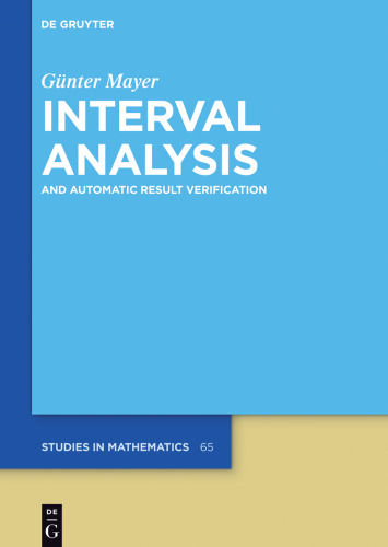Interval Analysis: and Automatic Result Verification