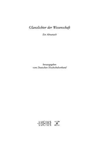 Glanzlichter der Wissenschaft 2009: Ein Almanach