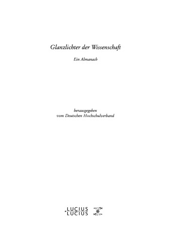 Glanzlichter der Wissenschaft 2012: Ein Almanach