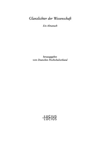 Glanzlichter der Wissenschaft 2007: Ein Almanach