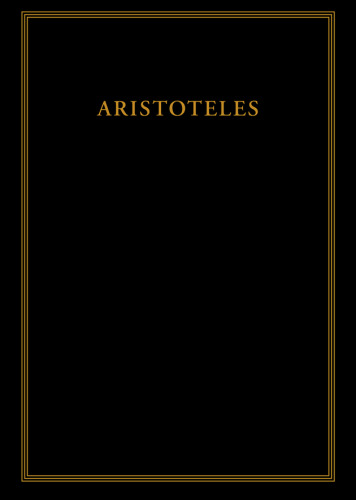 Aristoteles Werke. Band 16/V Historia animalium: Buch VIII und IX