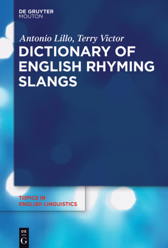 A Dictionary of English Rhyming Slangs