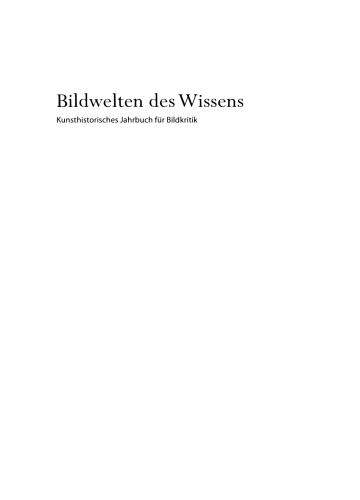 Bildwelten des Wissens: BAND 2,1 Bildtechniken des Ausnahmezustands