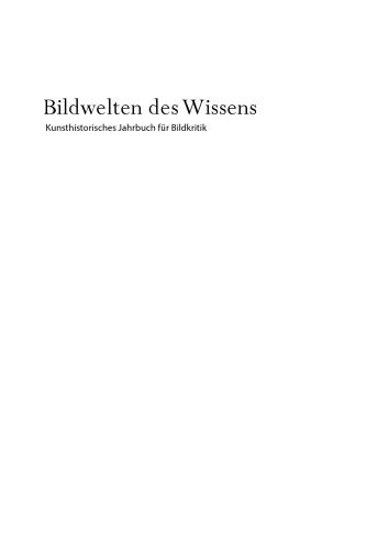 Bildwelten des Wissens: BAND 5,2 Imagination des Himmels