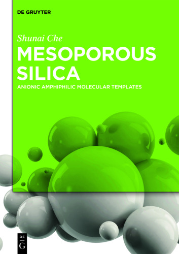 Mesoporous Silica: Anionic Amphiphilic Molecular Templates
