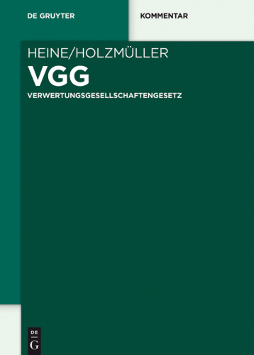 VGG: Verwertungsgesellschaftengesetz