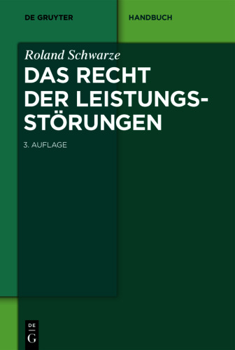 Das Recht der Leistungsstörungen