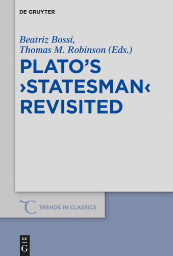 Plato’s ›Statesman‹ Revisited