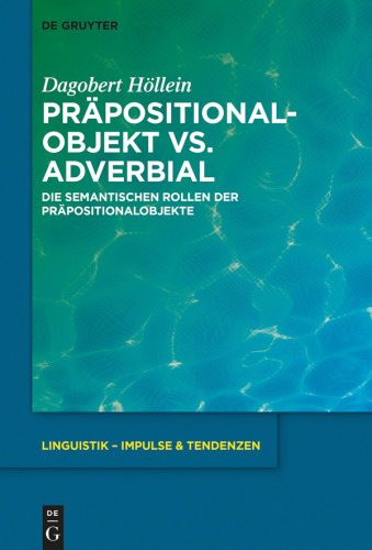 Präpositionalobjekt vs. Adverbial: Die semantischen Rollen der Präpositionalobjekte