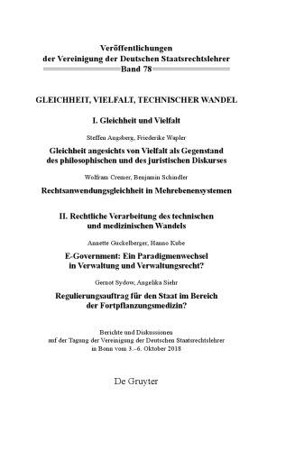 Gleichheit, Vielfalt, technischer Wandel