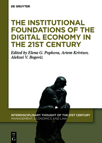 The Institutional Foundations of the Digital Economy in the 21st Century