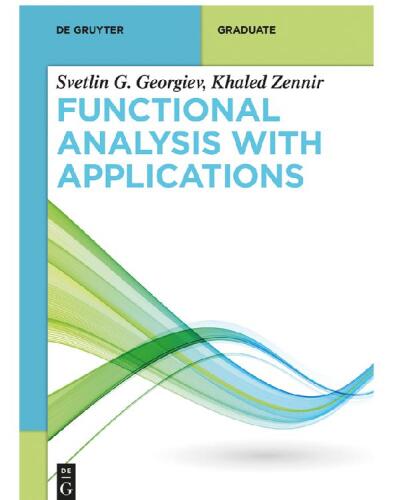 Functional Analysis with Applications