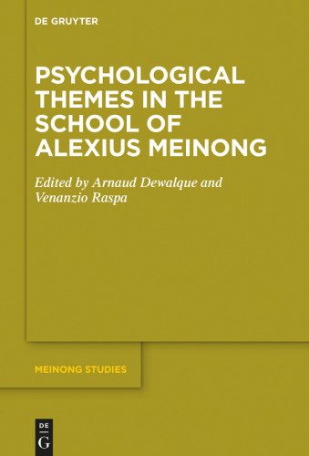 Psychological Themes in the School of Alexius Meinong