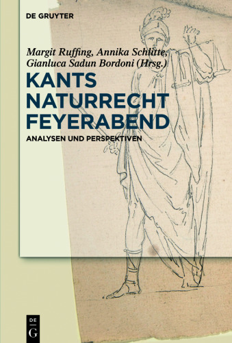 Kants Naturrecht Feyerabend: Analysen und Perspektiven