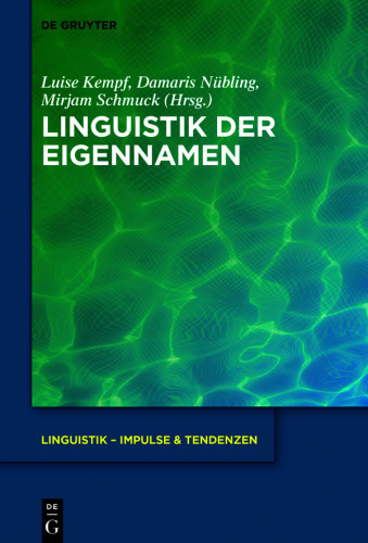 Linguistik der Eigennamen