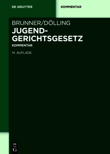 Jugendgerichtsgesetz: Kommentar