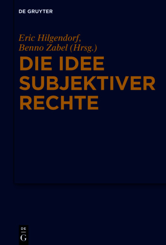 Die Idee subjektiver Rechte