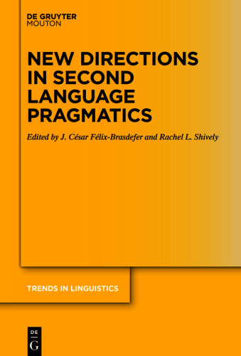 New Directions in Second Language Pragmatics