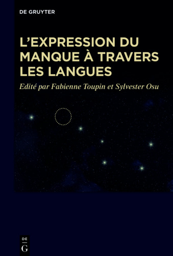 L’expression du manque à travers les langues