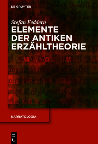 Elemente der antiken Erzähltheorie