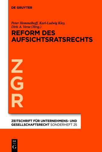 Reform des Aufsichtsratsrechts