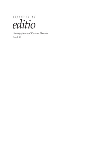 Inschriften edieren und kommentieren: Beiträge zur Editionspraxis, -methodik und -theorie