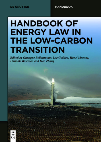 Handbook of Energy Law in the Low-Carbon Transition