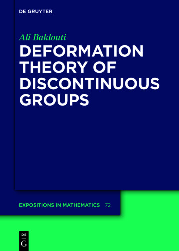 Deformation Theory of Discontinuous Groups