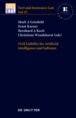 Civil Liability for Artificial Intelligence and Software
