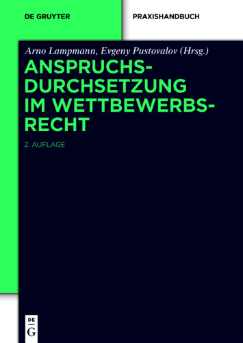 Anspruchsdurchsetzung im Wettbewerbsrecht