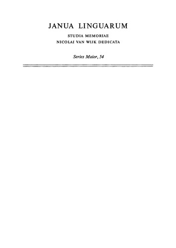 Papers in Linguistics and Phonetics to the Memory of Pierre Delattre