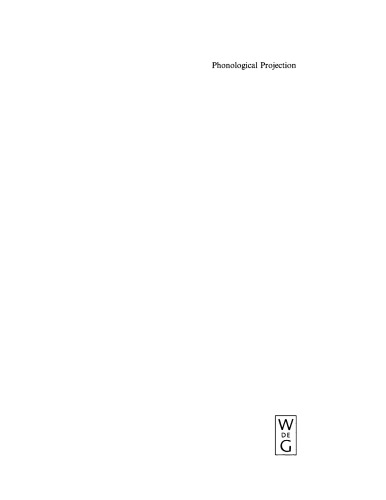 Phonological Projection: A Theory of Feature Content and Prosodic Structure