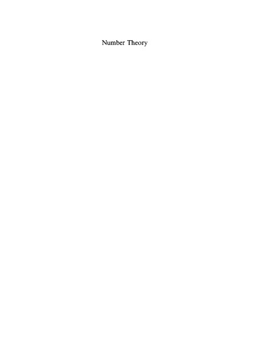 Number Theory: Diophantine, Computational and Algebraic Aspects. Proceedings of the International Conference held in Eger, Hungary, July 29-August 2, 1996