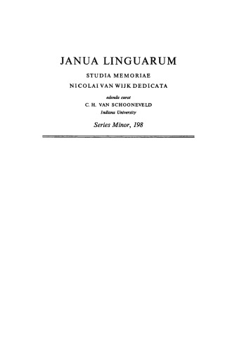 Invariant Ordering