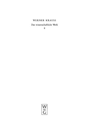 Das wissenschaftliche Werk: Band 8 Sprachwissenschaft und Wortgeschichte