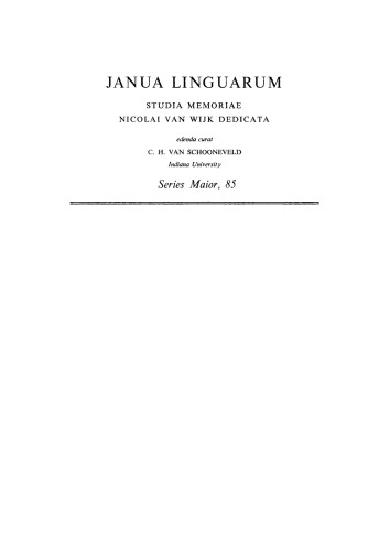 Rasmus Rask Studies in Pragmatic Linguistics. Volume 1 Pragmalinguistics: Theory and Practice
