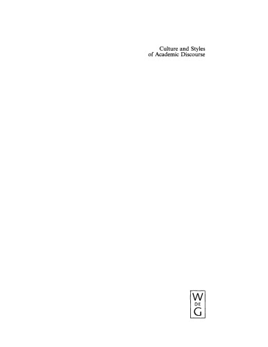 Culture and Styles of Academic Discourse