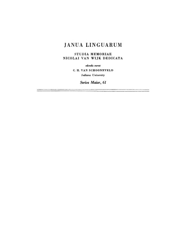 Studies in Phonetics
