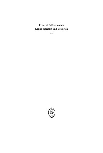 Kleine Schriften und Predigten: Band 2 Schriften zur Kirchen- und Bekenntnisfrage