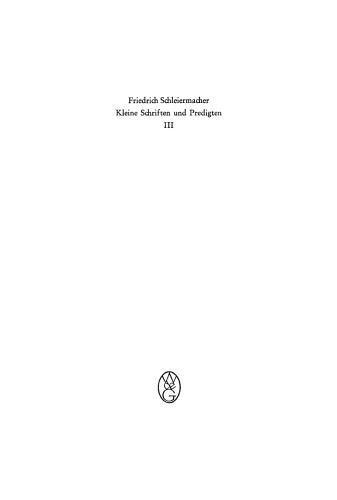 Kleine Schriften und Predigten: Band 3 Dogmatische Predigten der Reifezeit