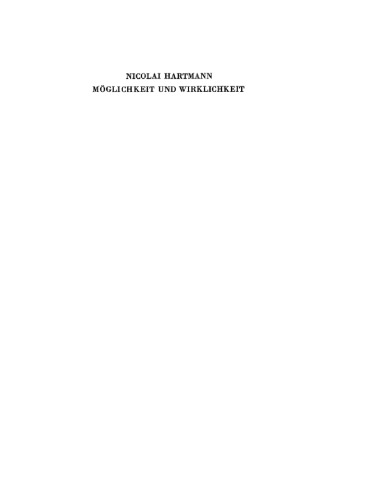 Möglichkeit und Wirklichkeit