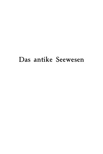 Das antike Seewesen