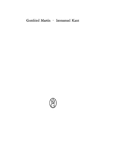 Immanuel Kant: Ontologie und Wissenschaftstheorie