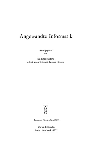 Angewandte Informatik