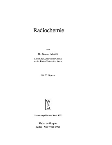 Radiochemie
