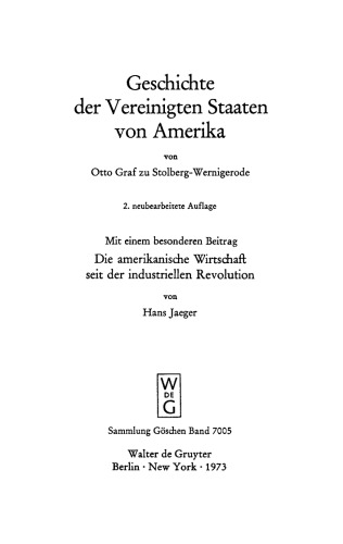 Geschichte der Vereinigten Staaten von Amerika