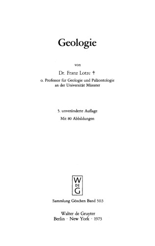 Geologie