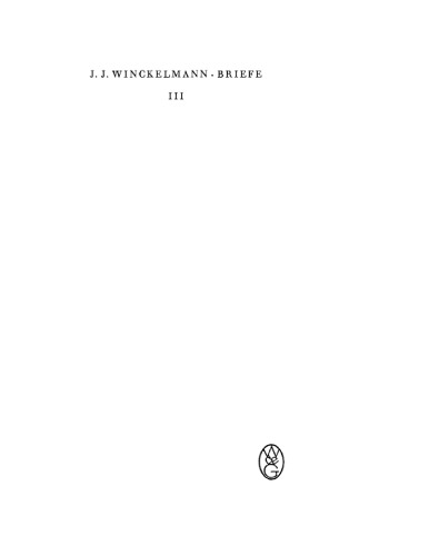 Briefe: Band 3 1764-1768