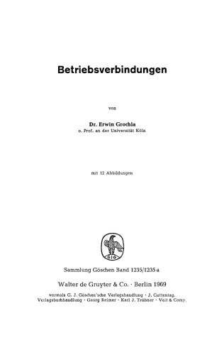Betriebsverbindungen